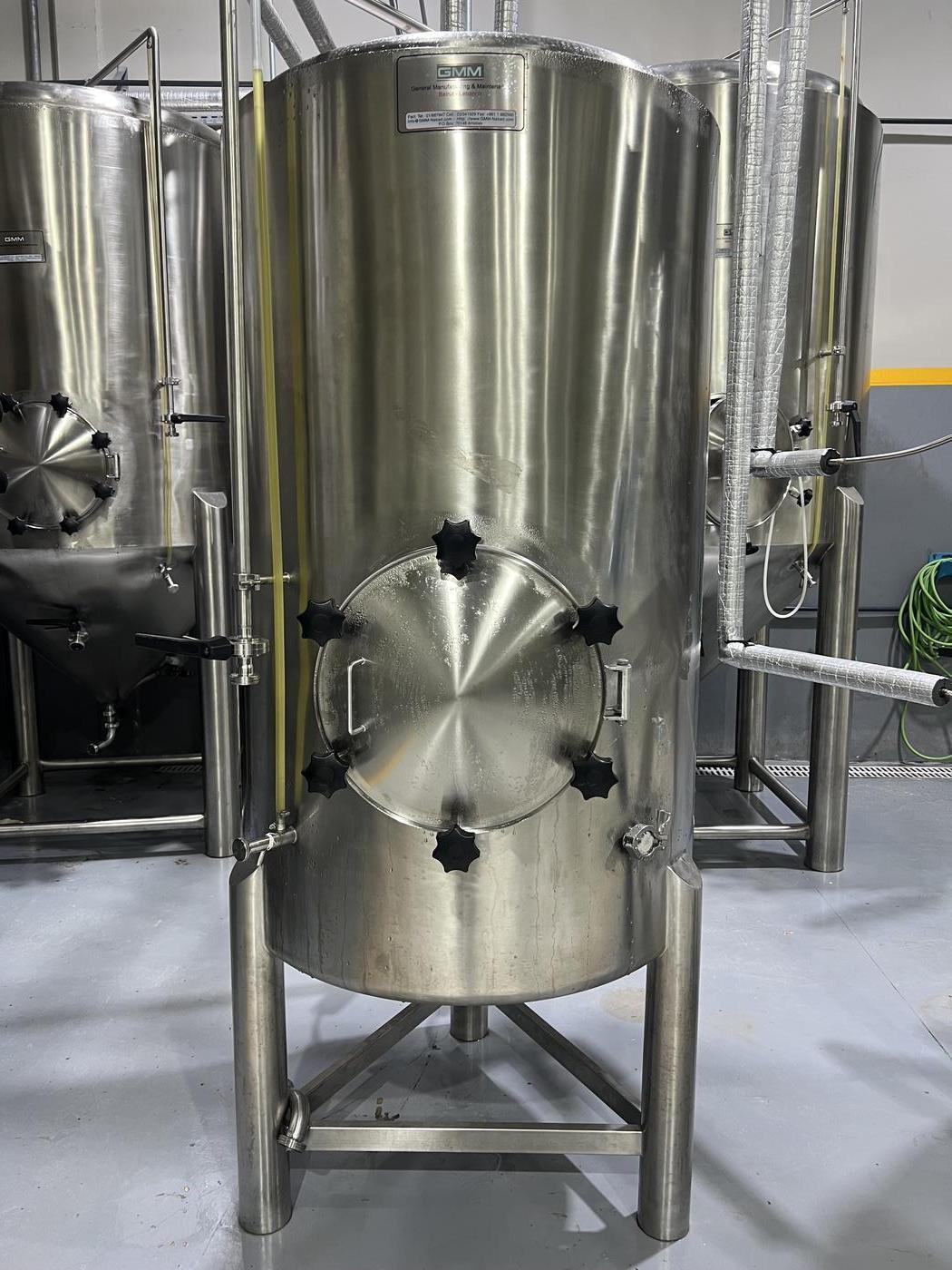 Foundry Bev stainless steel fermentation tanks