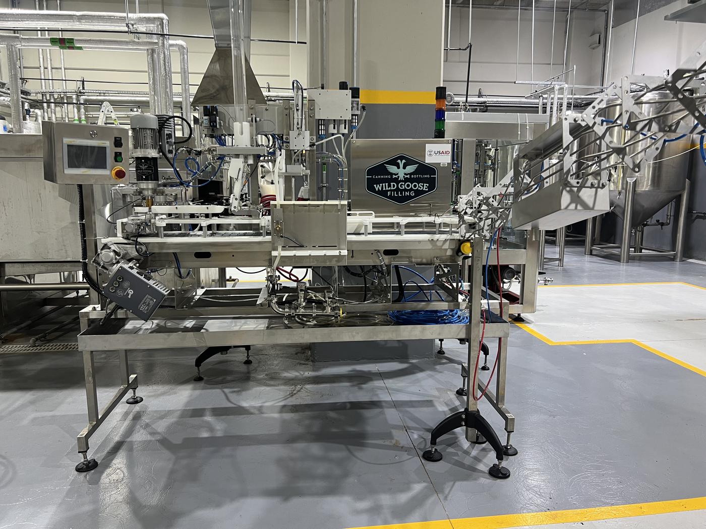 Wild Goose canning and bottling line — Foundry Bev facility